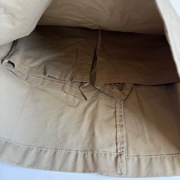 Lands End Girls Khaki Chino Skort 7 - Picture 3 of 9